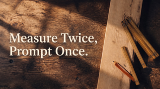 Measure Twice, Prompt Once